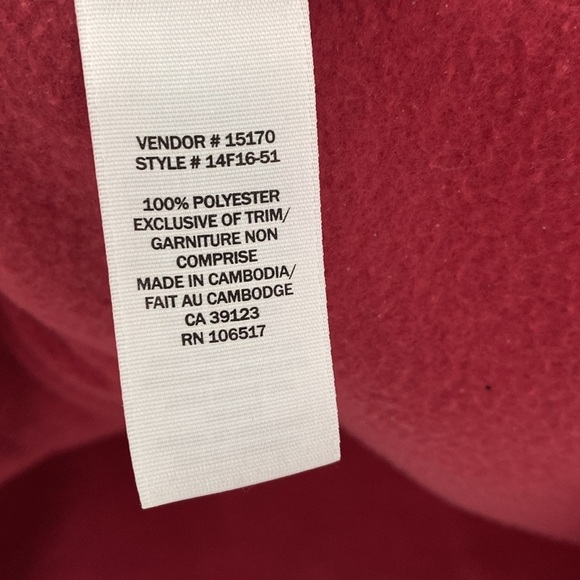 Vintage Northern Reflections Woodland Zip Up Fleece Vest, Size Medium - Picture 5 of 13